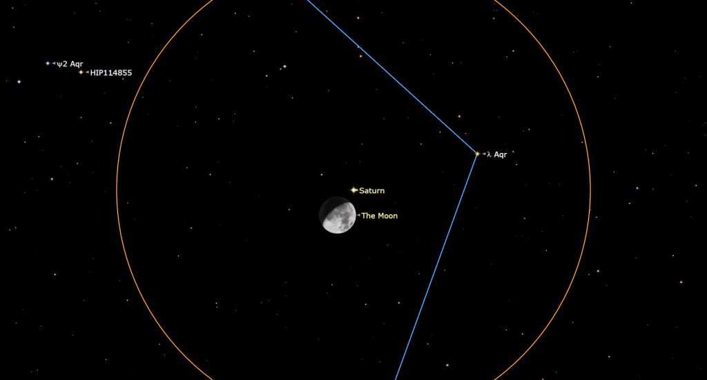 Saturn and the moon put on a celestial show Sunday night. Here&#8217;s how to see it