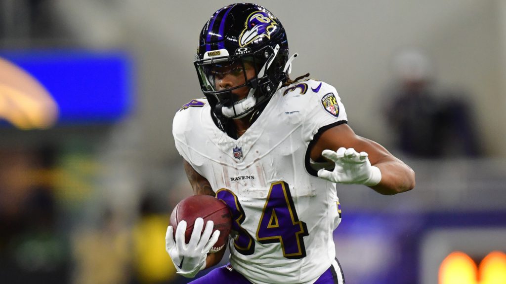 Ravens activate RB Keaton Mitchell for season debut