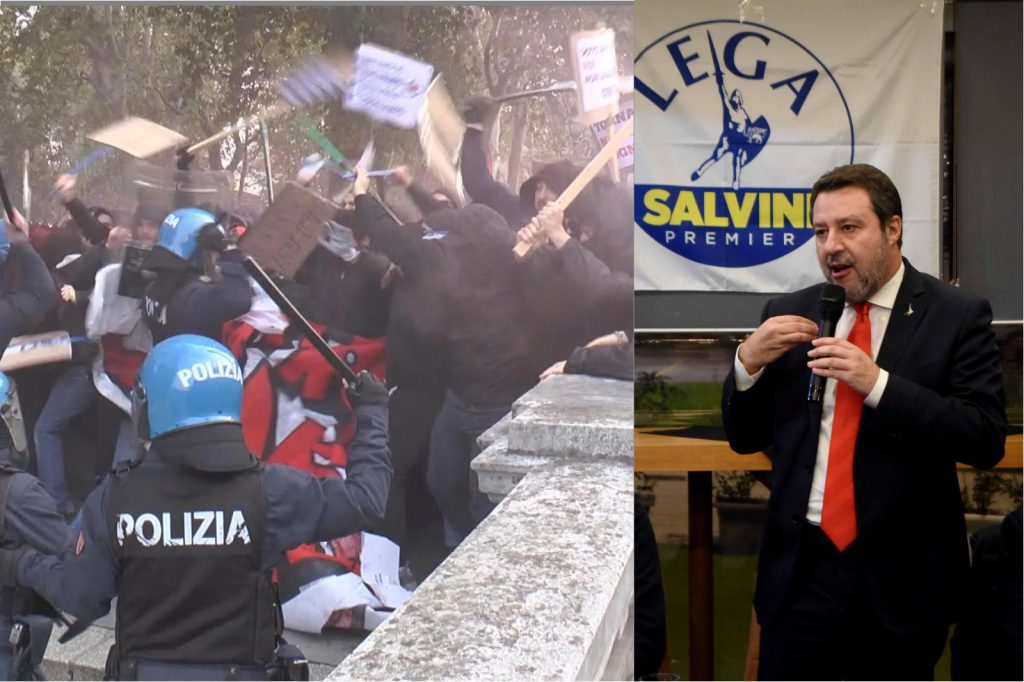 Salvini: “Chiudere i centri sociali comunisti: covi di delinquenti”