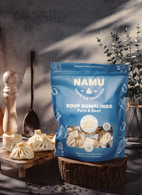 NAMU Launches Premium Frozen Khinkali Soup Dumplings Nationwide