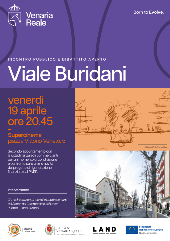 Incontro sul futuro di Viale Buridani, dialogo e rigenerazione a Venaria